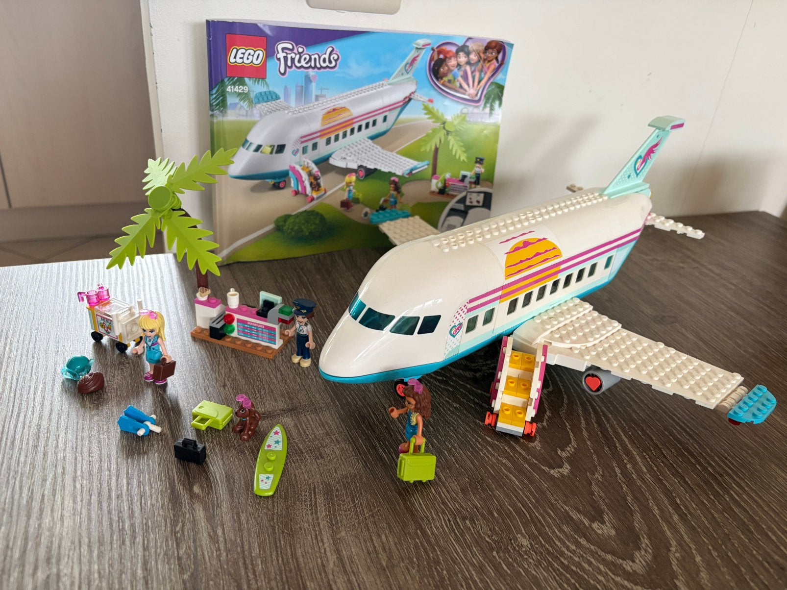 Lego friends Heartlake city vliegtuig 41429 Compleet, Gebruikt, Lego, Compleet, Friends