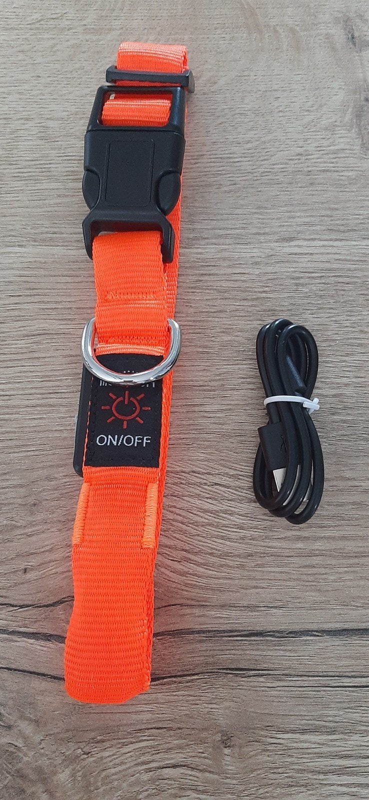 Hondenhalsband neon kleur, Ophalen of Verzenden, Verlicht, Nieuw