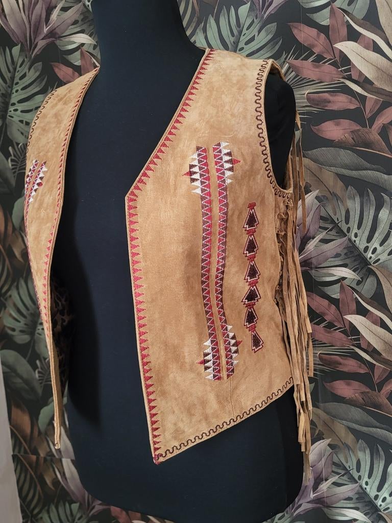 Goosecraft leren gilet mt M, Kleding | Dames, Maat 38/40 (M), Overige typen, Goosecraft, Bruin