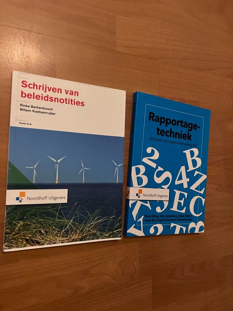 Schrijven van beleidsnotities & Rapportagetechniek, Boeken, Studieboeken en Cursussen, Ophalen of Verzenden, Gamma, Zo goed als nieuw