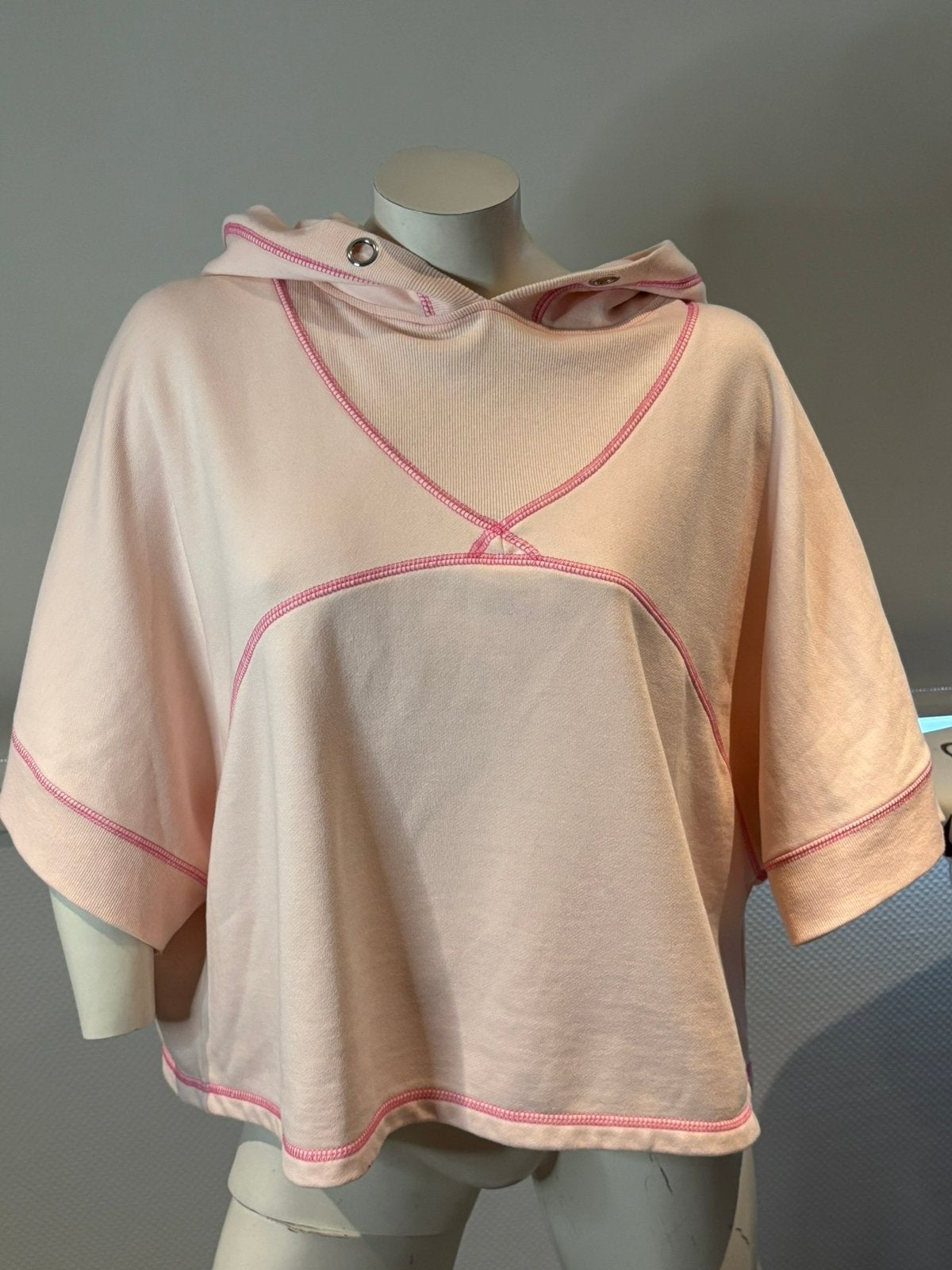 Guess shirt maat s, Kleding | Dames, Ophalen of Verzenden, Zo goed als nieuw, Korte mouw, Roze