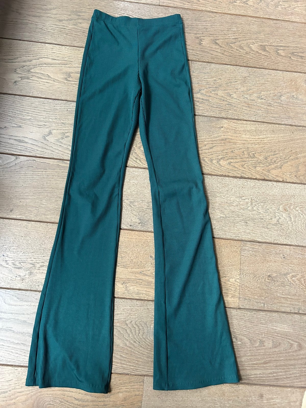 Groene flared broek seven sisters maat xxs, Ophalen of Verzenden, Zo goed als nieuw, Maat 34 (XS) of kleiner, Lang