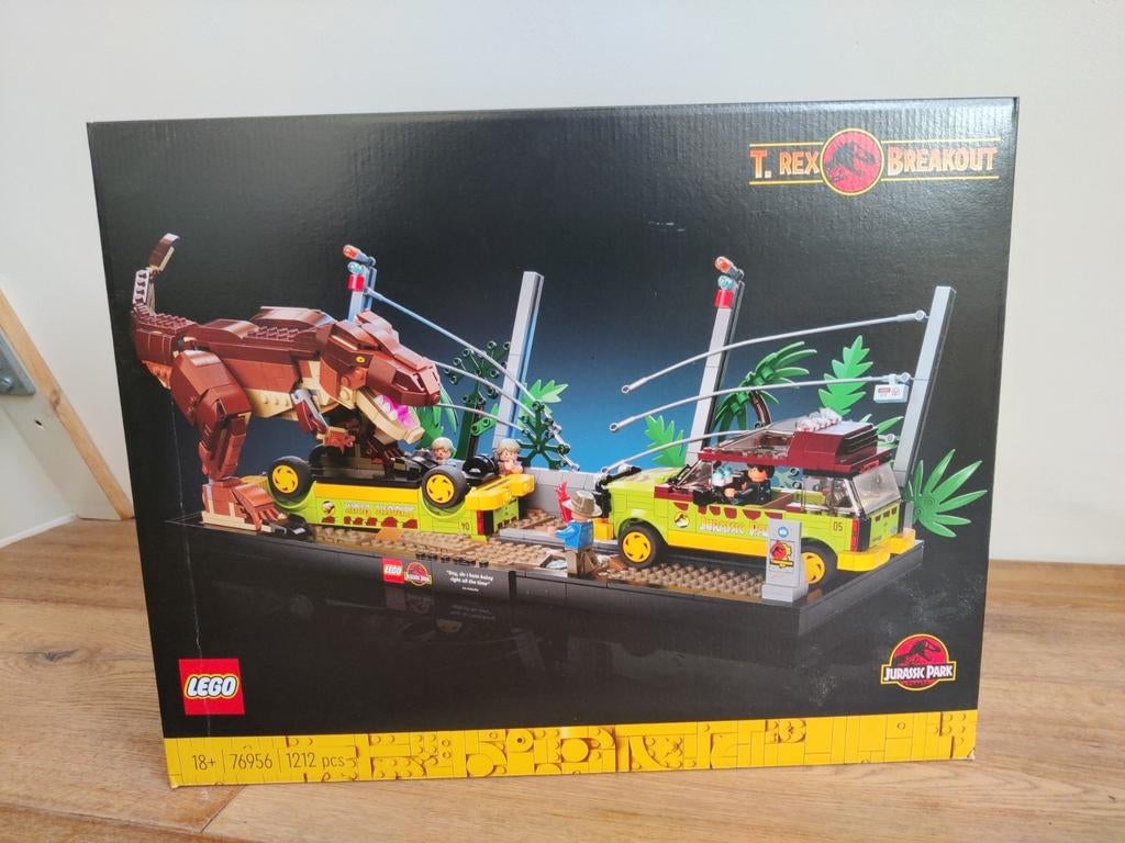 LEGO Jurassic Park T. Rex Breakout 76956 Nieuw in doos, Jurassic World, Lego, Nieuw, Ophalen of Verzenden