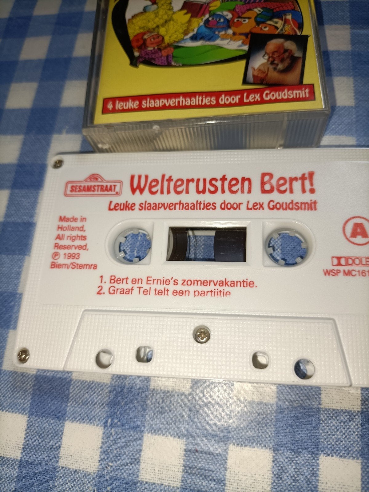 Cassettebandje Sesamstraat Welterusten Bert, Ophalen of Verzenden
