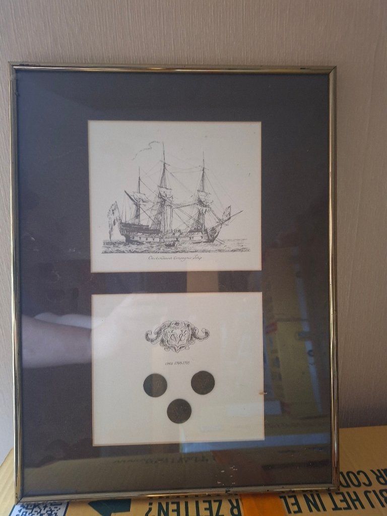VOC Munten Setje met Certificaat van Echtheid en Afbeelding, Postzegels en Munten, Ophalen, Vóór koninkrijk, Overige waardes, Setje