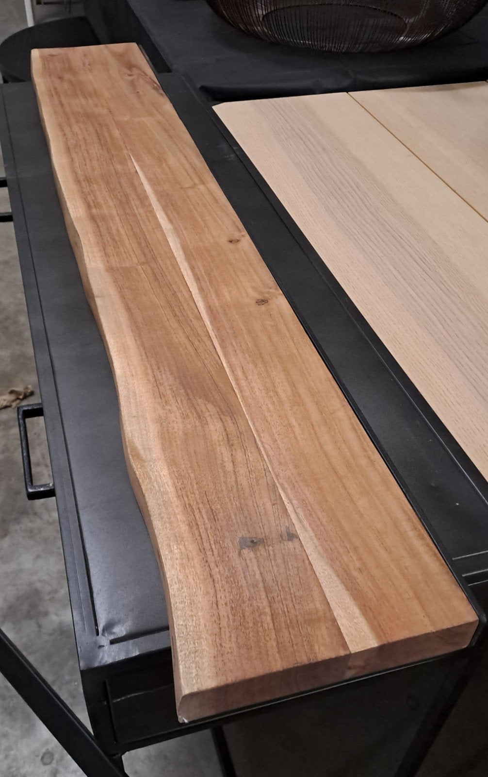 Wandplank van massief hout - 120x20 cm, Ophalen, Nieuw