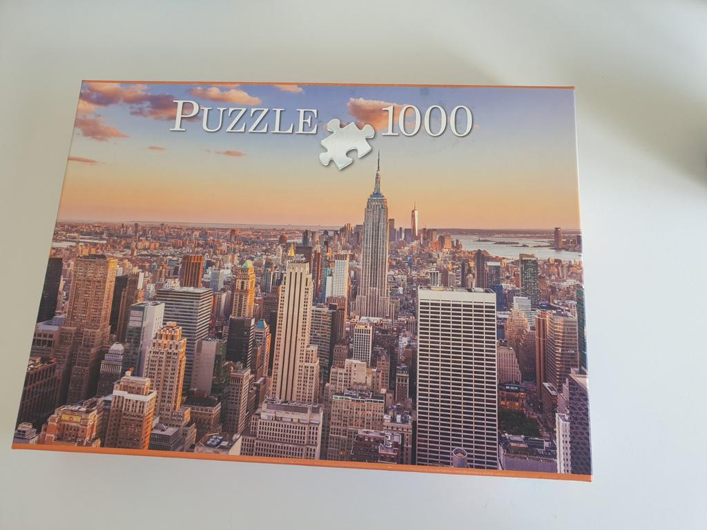 New York City Puzzel 1000 stukjes, Ophalen, 500 t/m 1500 stukjes, Zo goed als nieuw, Legpuzzel