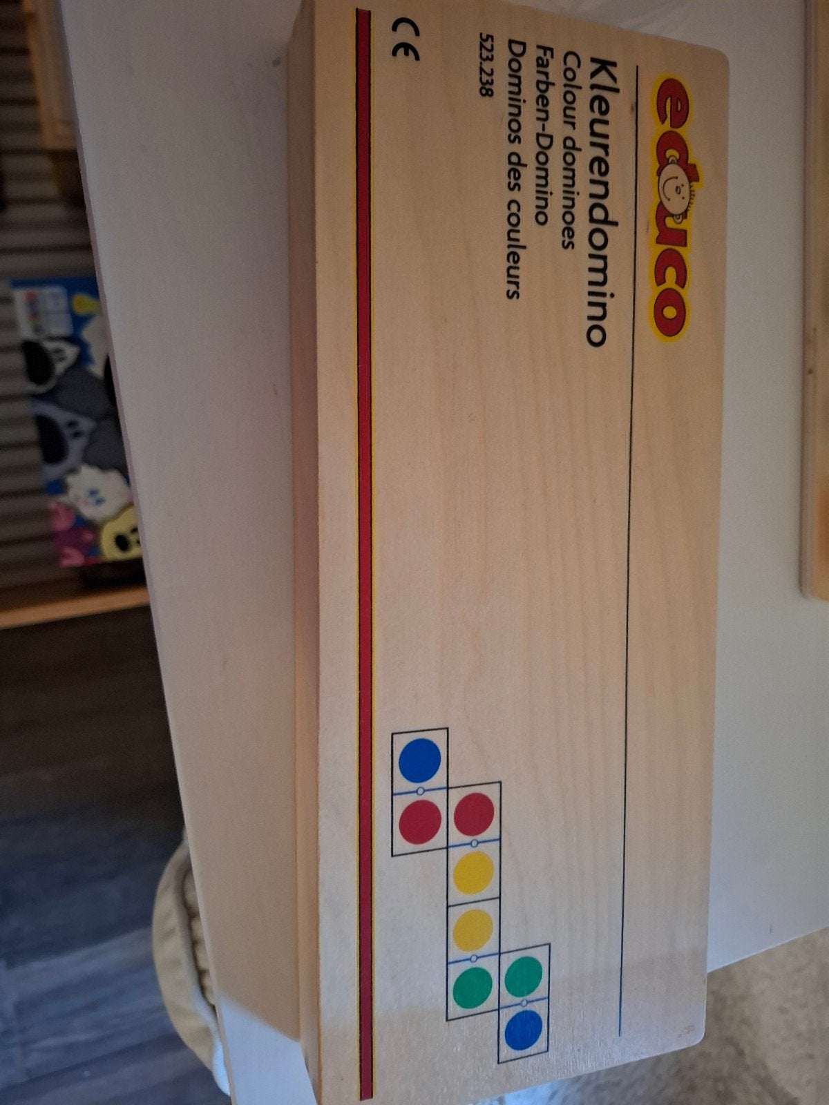 Educo Kleurendomino - Educatief Spel voor Kinderen, Ophalen of Verzenden, Zo goed als nieuw, Jongen of Meisje