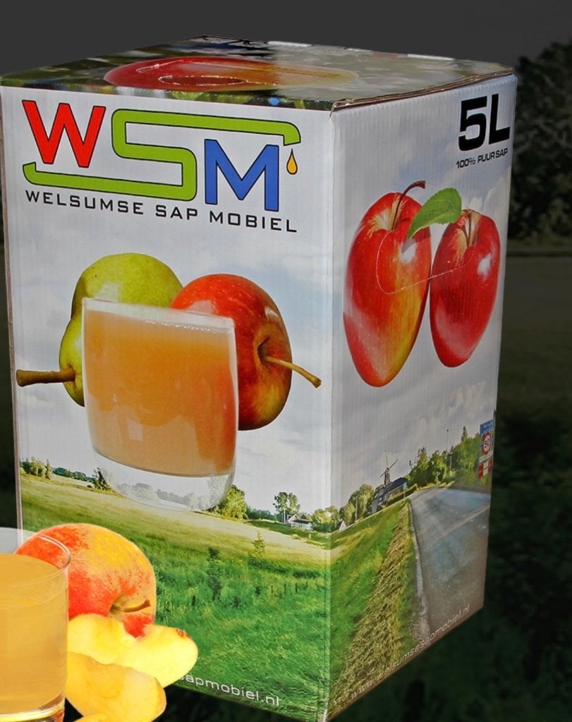 Appel-perensap 5 liter, Ophalen