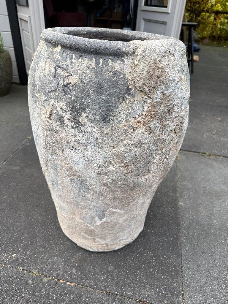 Grote kruik/vaas sober, stoer landelijk, Ophalen, Gebruikt, Overige kleuren, 70 cm