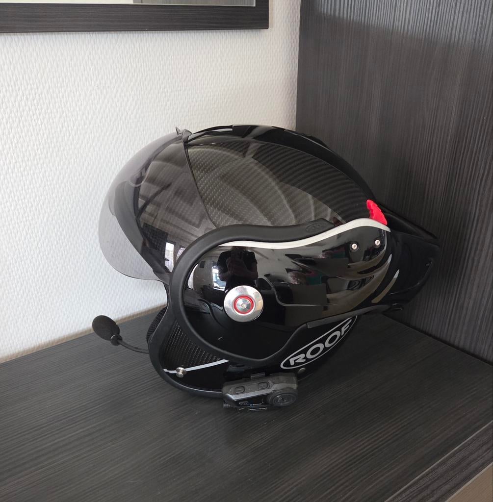 Boxxer Roof helm maat S/M, met Bluetooth Communicatiesysteem, Motoren, Kleding | Motorhelmen, Overige merken, M, Heren, Jethelm