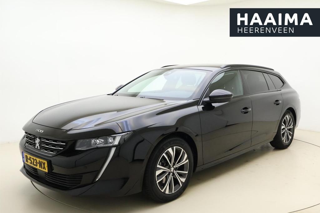 Peugeot 508 SW 1.2 PureTech Allure Pack Business 130 pk auto, Auto's, Peugeot, 745 kg, Gebruikt, 1199 cc, Leder en Stof