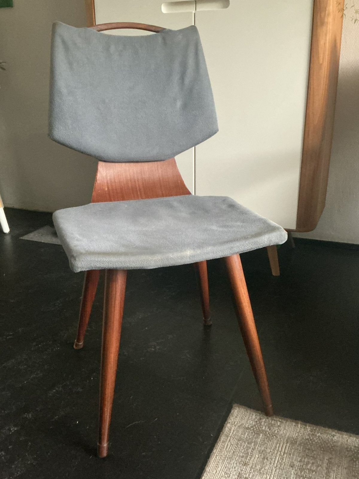Vintage stoel, Huis en Inrichting, Ophalen, Gebruikt, Bruin, Vintage