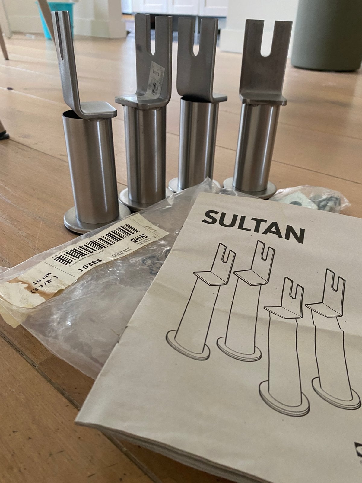 Sultan bedpoten 10 cm IKEA - nieuw, Huis en Inrichting, Slaapkamer | Bedden, 90 cm, Eenpersoons, Nieuw, Ophalen of Verzenden
