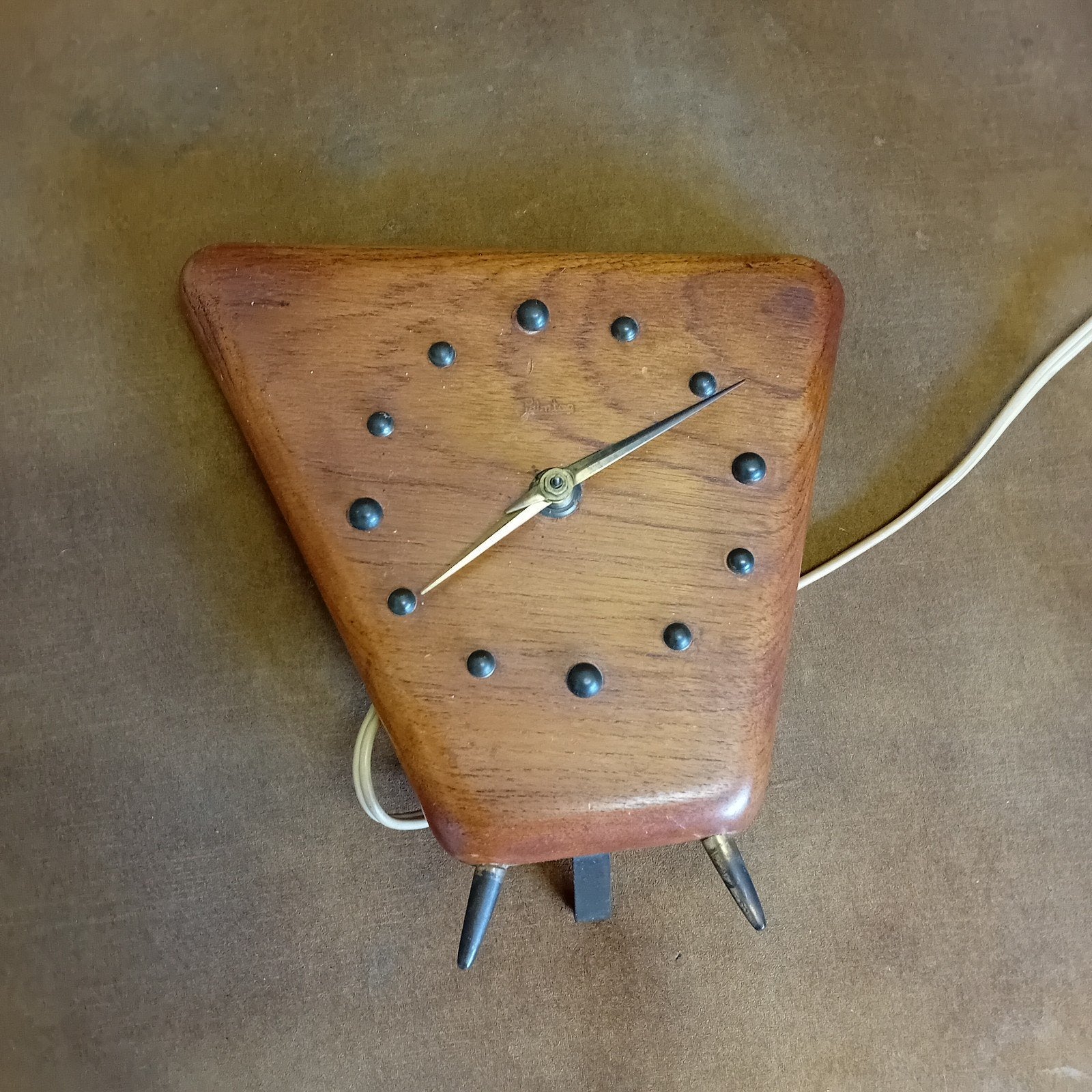 Vintage houten klok - Uniek design, Verzenden