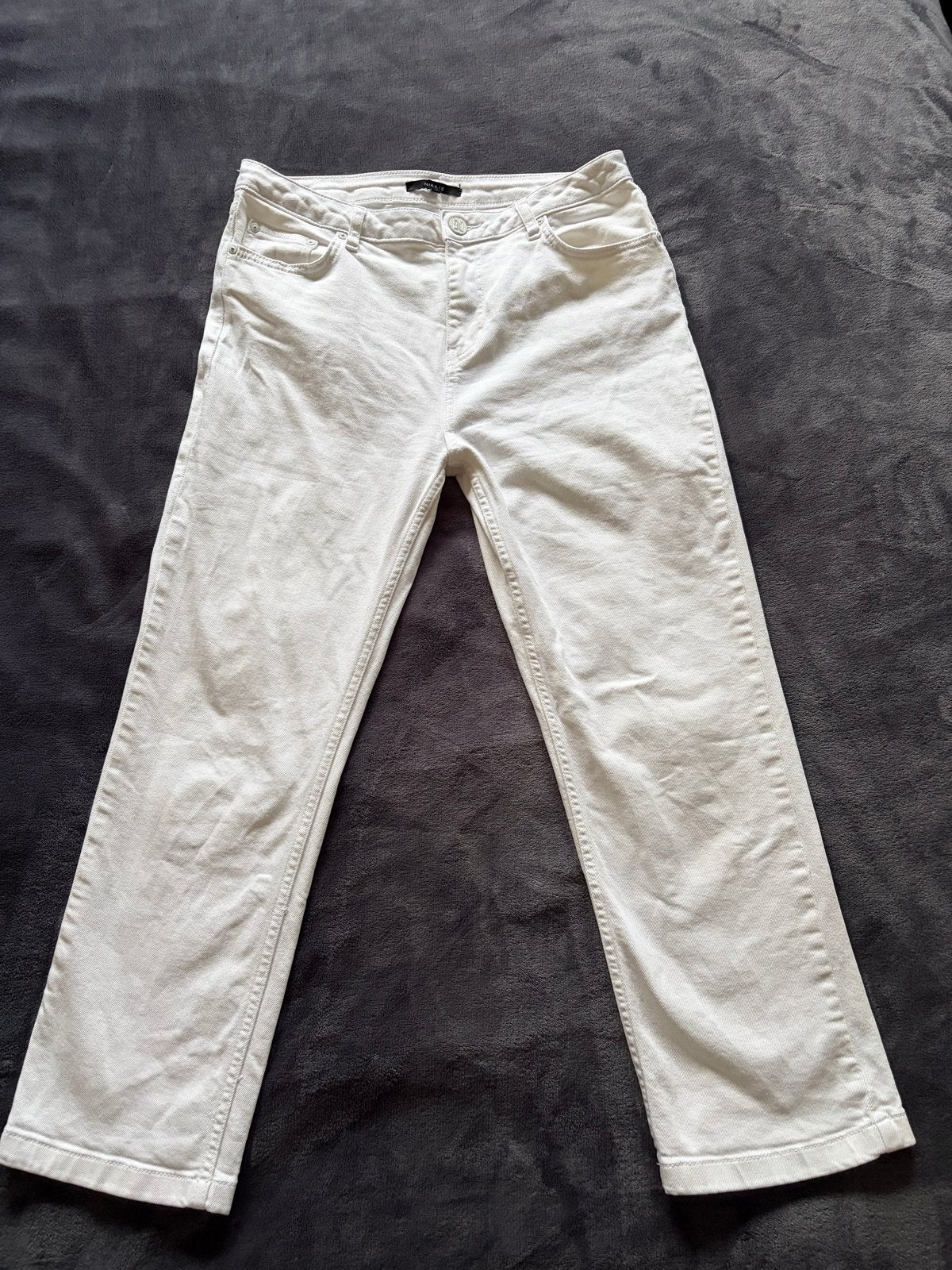 Nikkie witte jeans maat W32, Verzenden, Zo goed als nieuw, Wit, W30 - W32 (confectie 38/40)