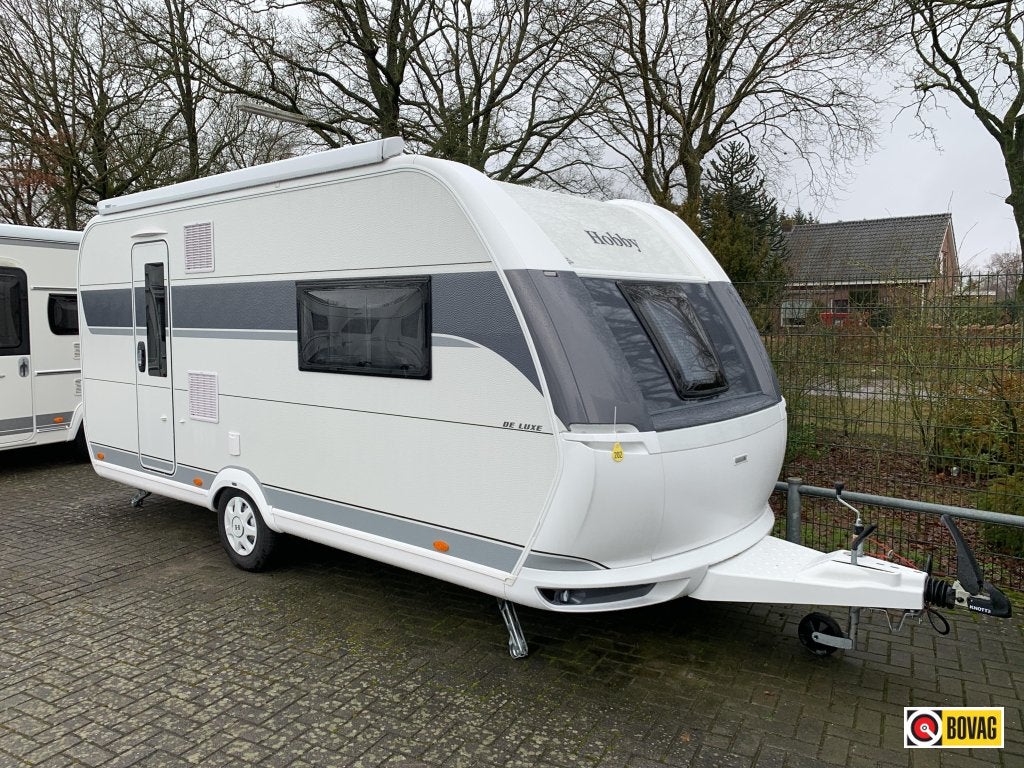 Hobby De Luxe 460 SFF Luifel/TV steun/1500kg, Caravans en Kamperen, Hobby, Schokbreker, Bedrijf, Tot en met 3