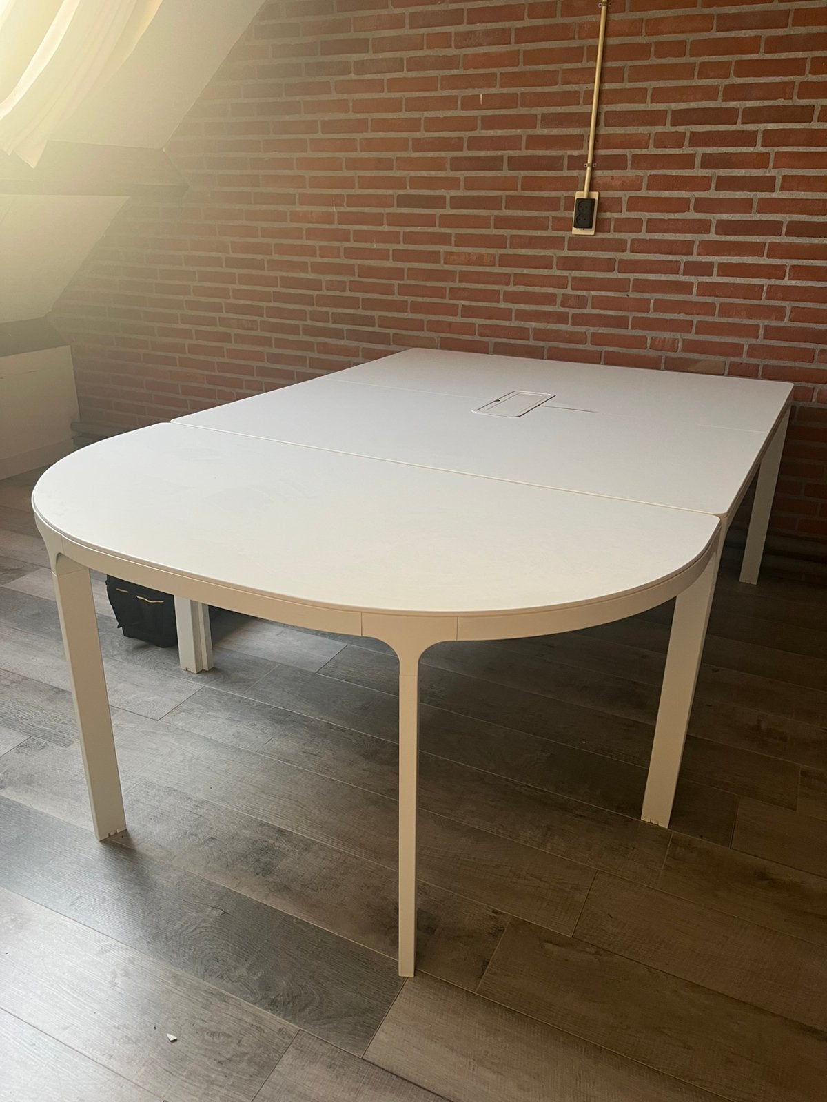 Bureau Bekant Ikea, Huis en Inrichting, Ophalen, Vierkant, Zo goed als nieuw, Vijf personen of meer