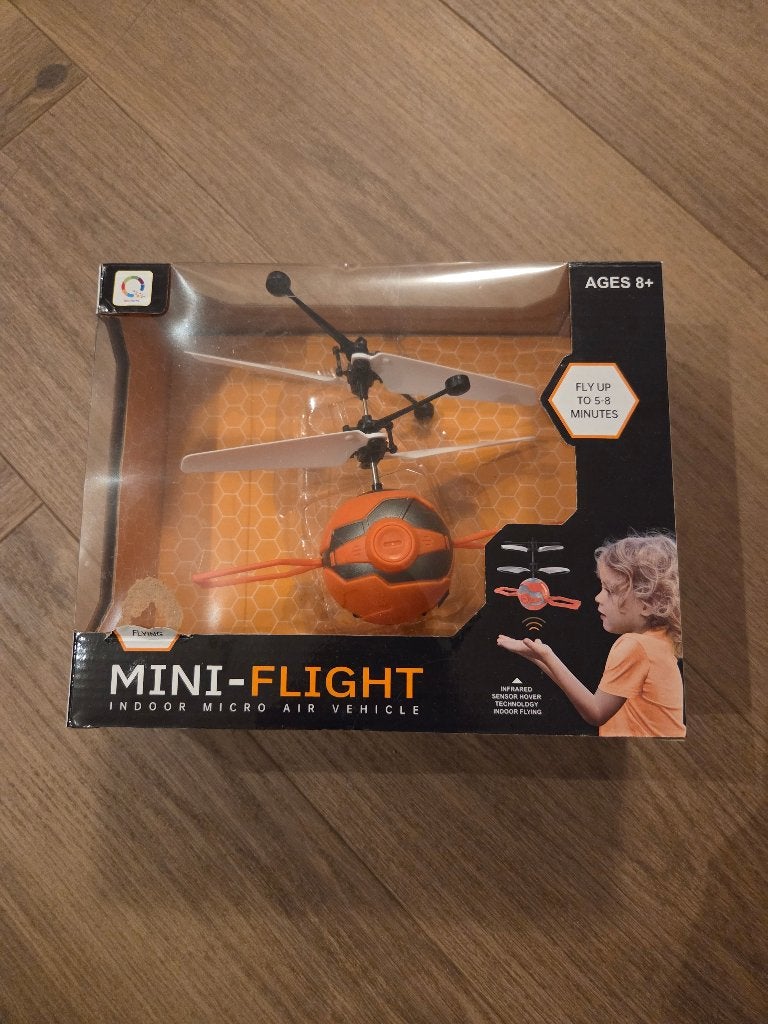 GAGATO Mini Flight Drone Oranje - Zelfvliegende Hover Drone, Overige merken, Obstakel-ontwijking, Minder dan 100 meter, Zo goed als nieuw