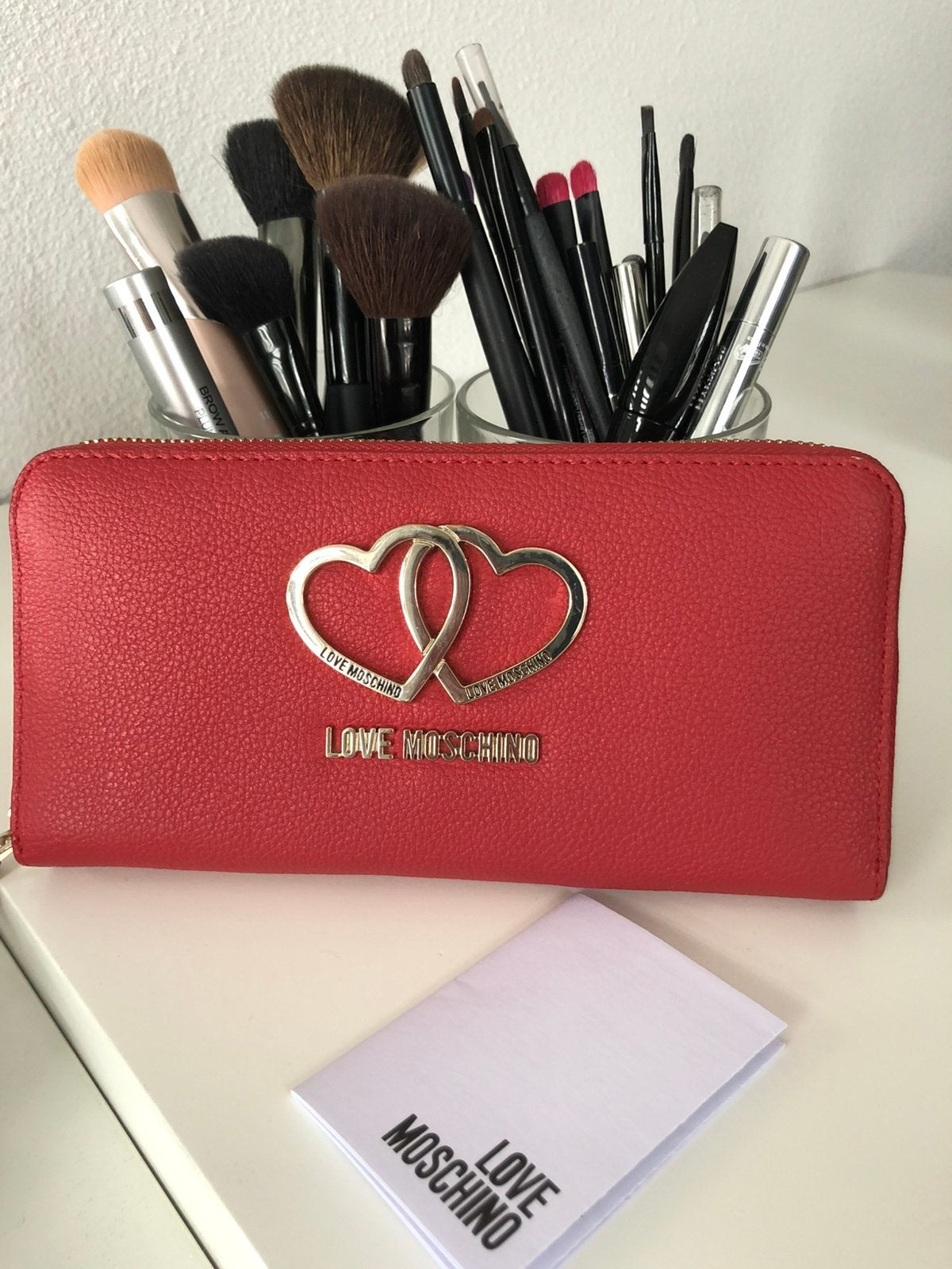 Live Moschino originele, Sieraden, Tassen en Uiterlijk, Portemonnees, Ophalen of Verzenden, Zo goed als nieuw