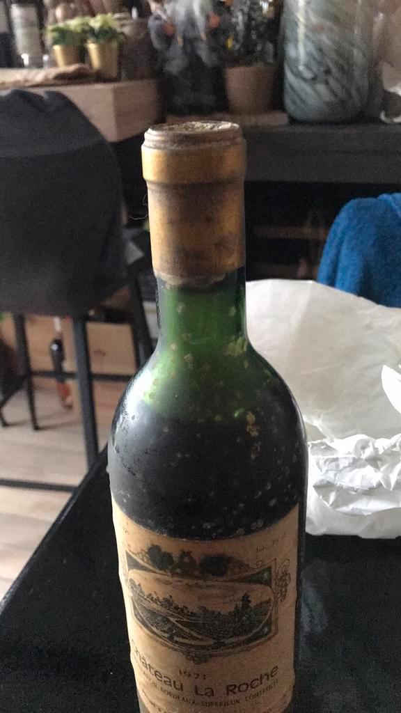 Chateau la roche 1971, Ophalen of Verzenden, Zo goed als nieuw, Frankrijk, Rode wijn