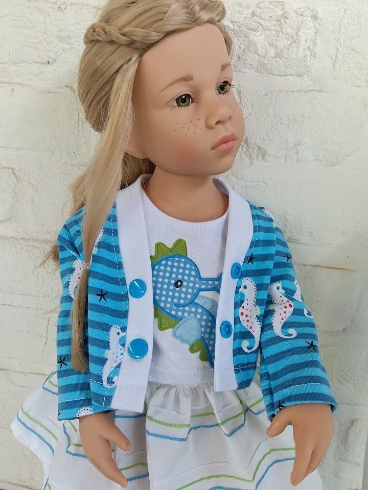Poppenkleding voor 50 cm. pop zoals Götz Hannah, Verzamelen, Ophalen of Verzenden, Nieuw, Fashion Doll