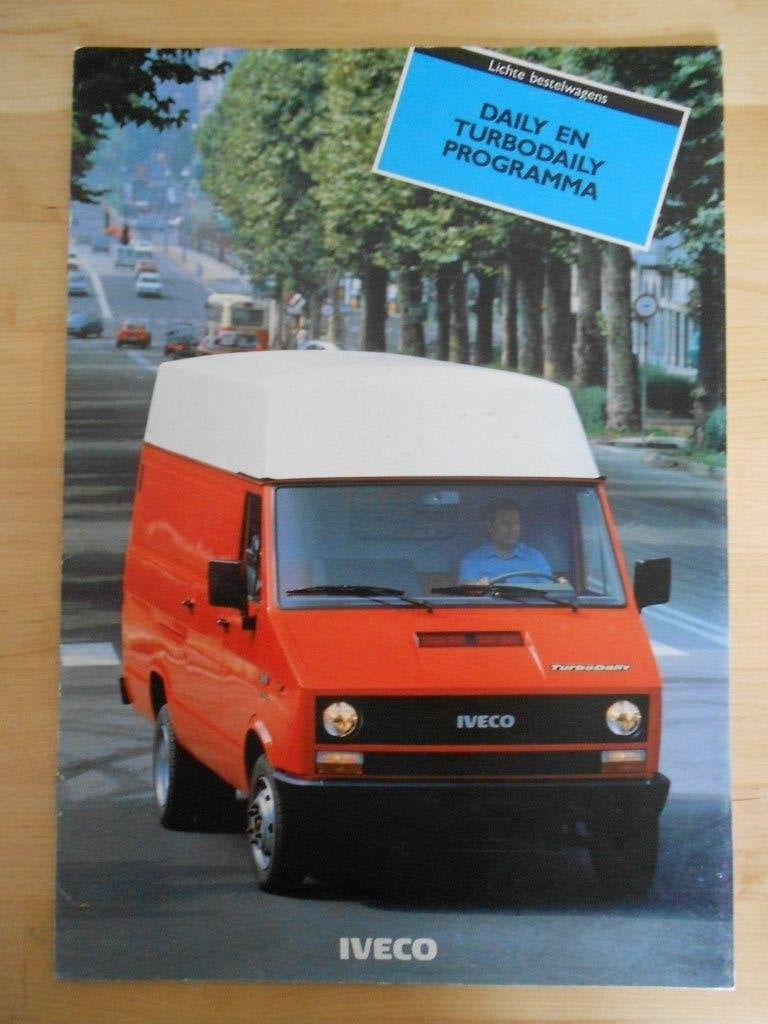 Iveco Daily & Turbodaily Brochure 1985, Iveco, Ophalen of Verzenden, Zo goed als nieuw, Overige merken