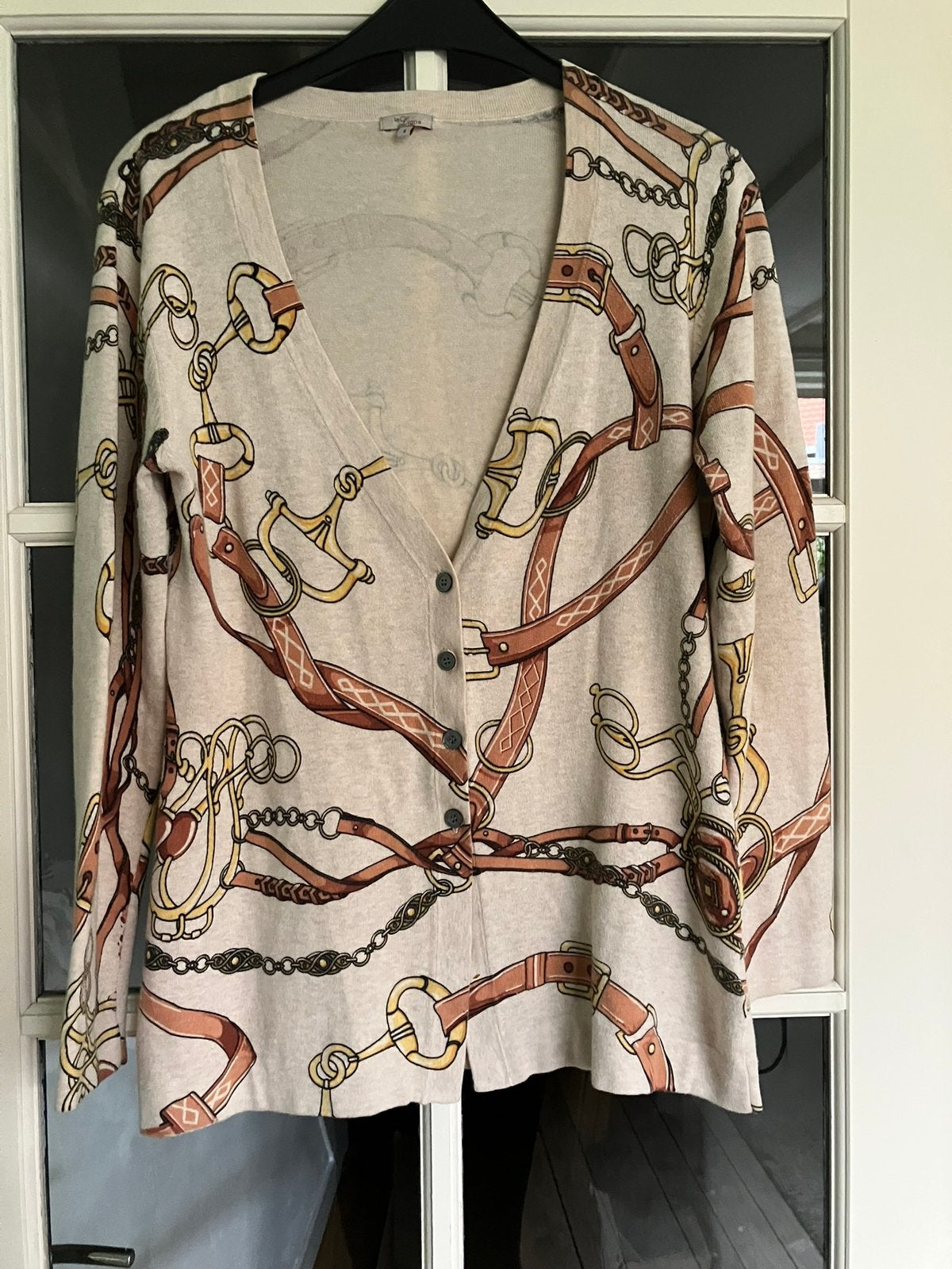 Dames vest. La Ligna. Maat S. Paard. Halster., Ophalen of Verzenden, Zo goed als nieuw, Maat 36 (S), Meerkleurig