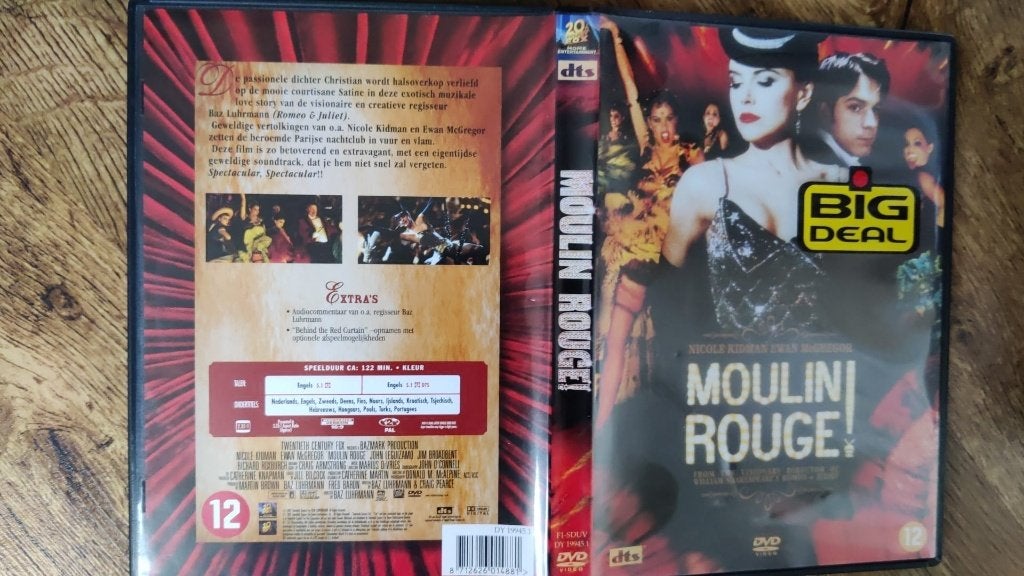 Moulin Rouge, Vanaf 12 jaar, Ophalen of Verzenden, Zo goed als nieuw, Overige gebieden