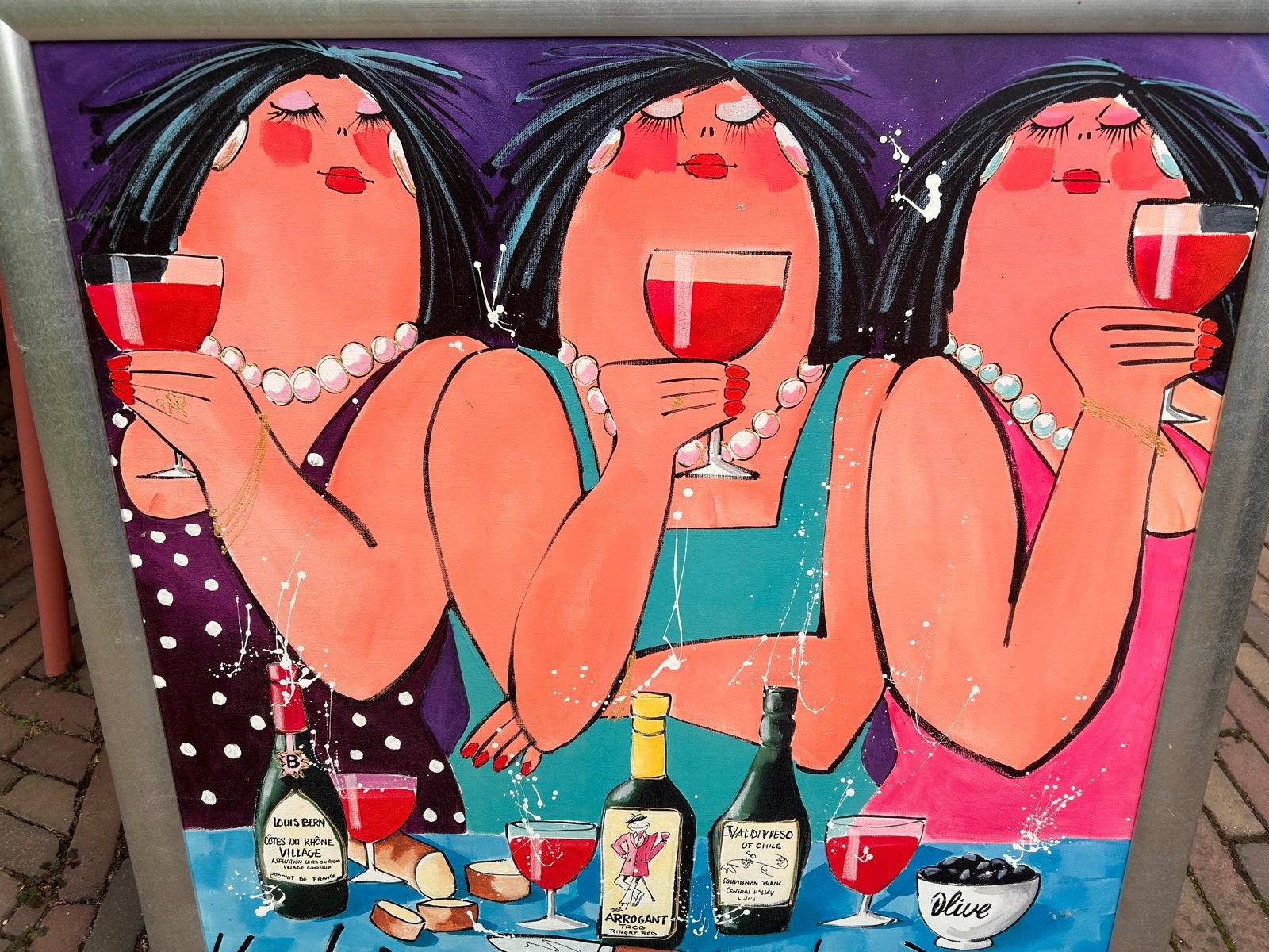 Schilderij - print: van Leersum - Wanna Have Fun, Ophalen
