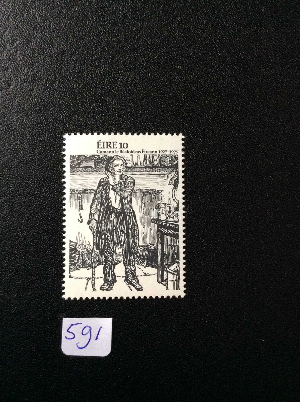 Ierland postzegel 1977 pfr Mi 366, Ophalen of Verzenden, Italië, Postfris