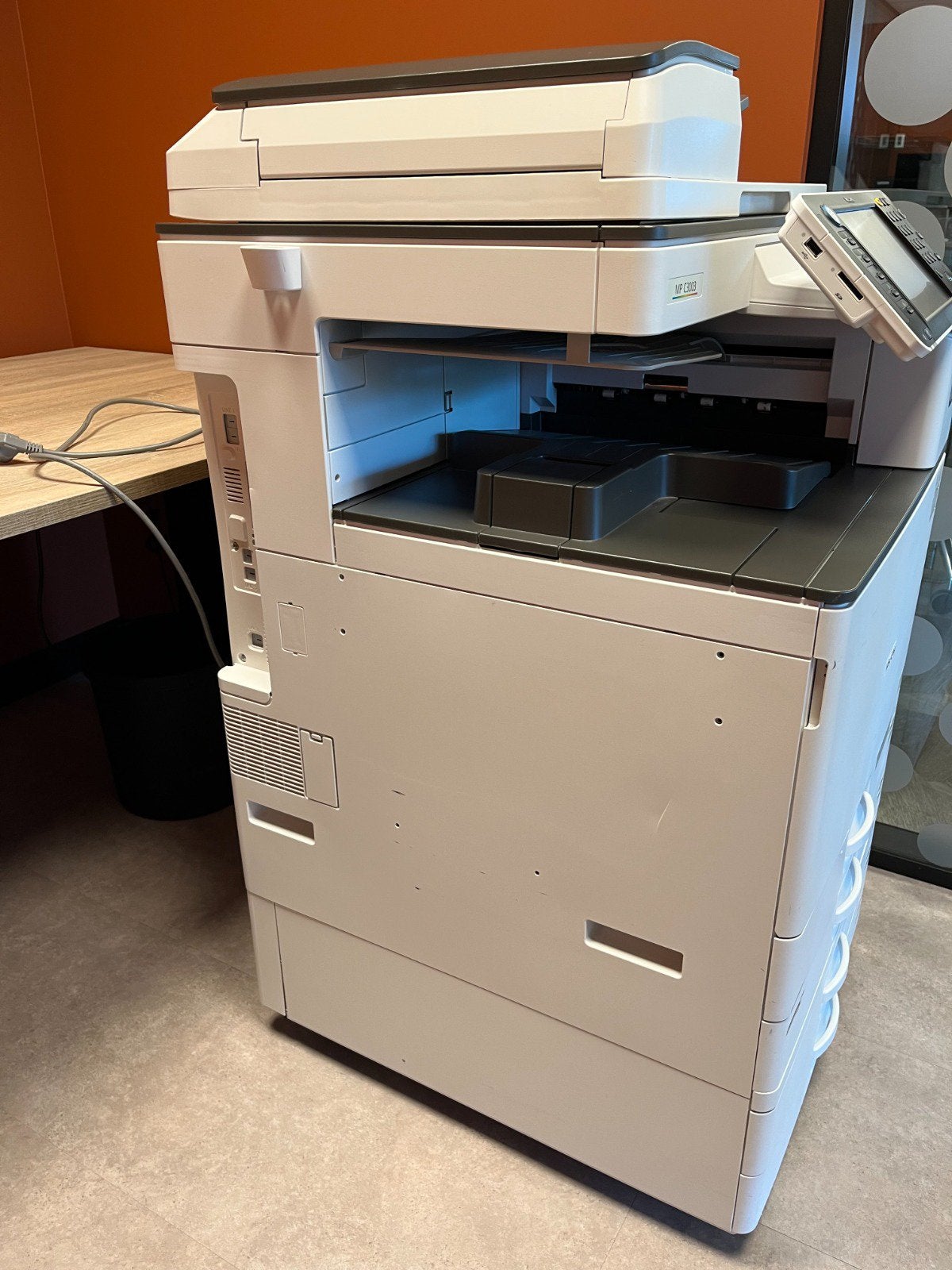 Ricoh scanner printer mpc 3003 inclusief toners, Computers en Software, Ophalen, Zo goed als nieuw, Scannen