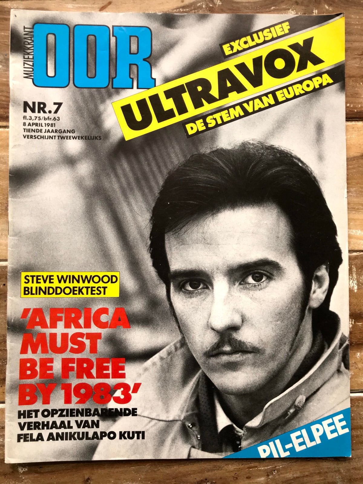 Muziekkrant OOR 1981 DOE MAAR Tom Waits ULTRAVOX Nasmak, Ophalen of Verzenden, Gelezen, Muziek, Film of Tv