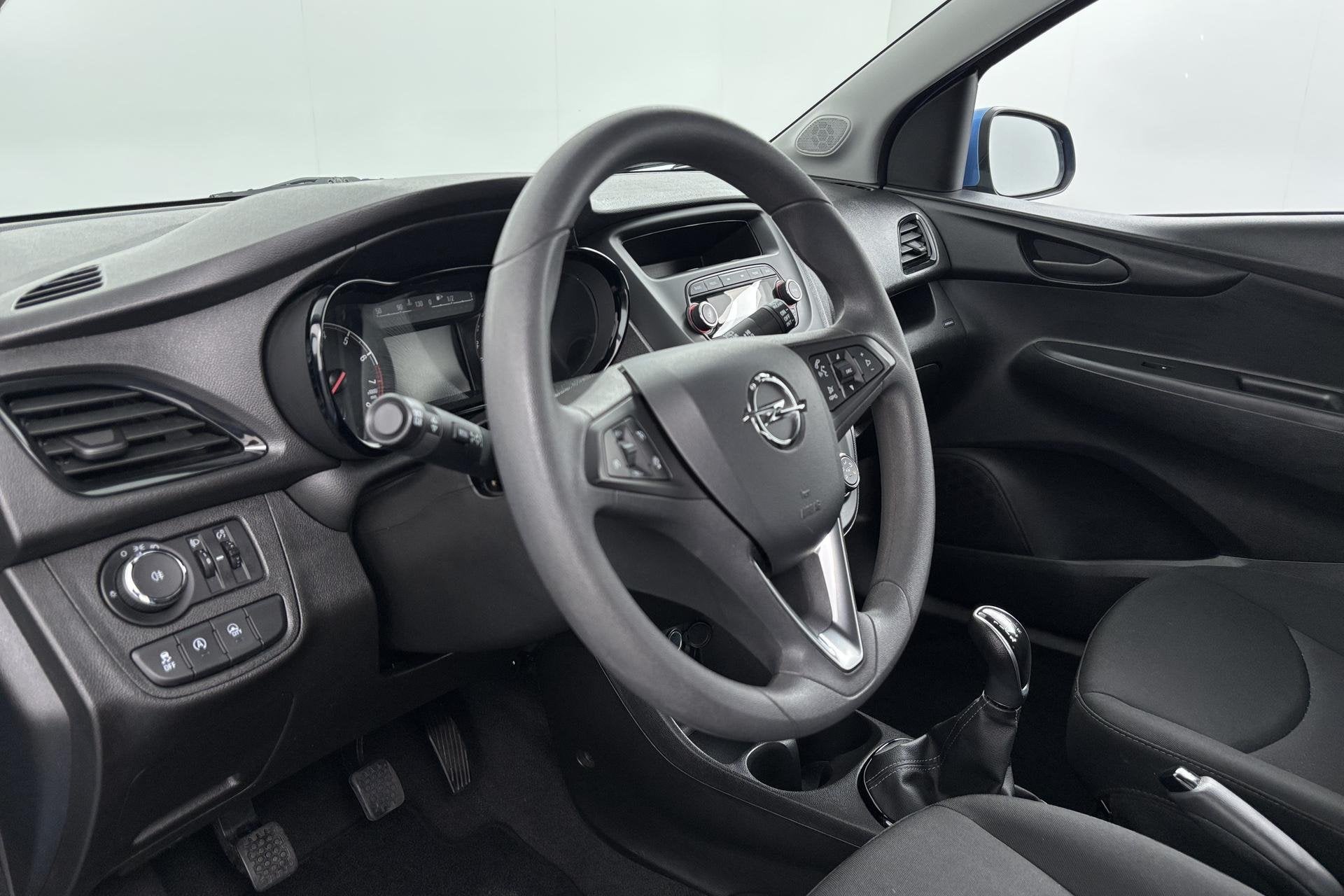 Opel KARL 1.0 ecoFLEX Edition Wendbare stadsauto met verrass, Voorwielaandrijving, 839 kg, Stof, Blauw