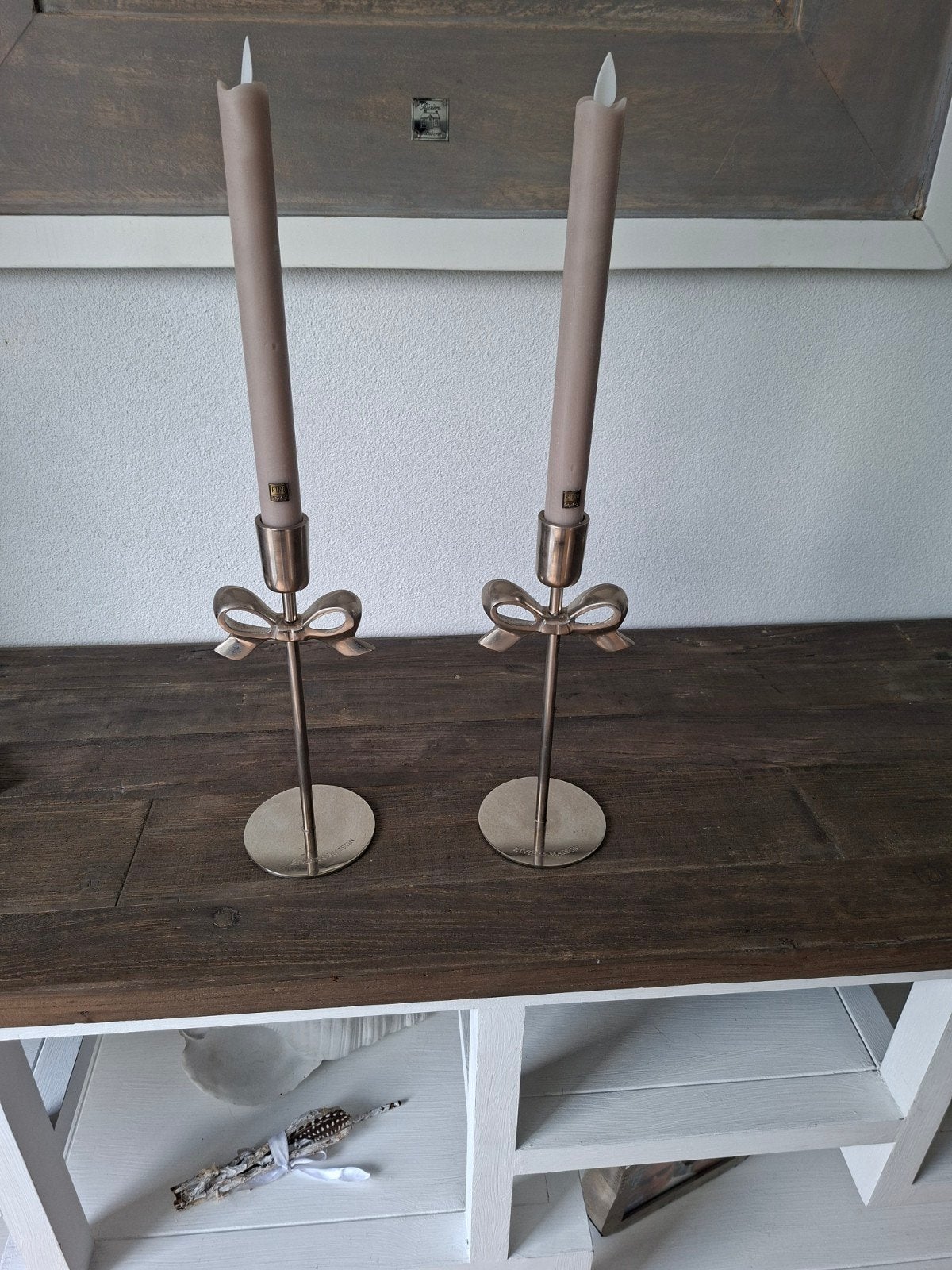 2 stuks RIVIERA MAISON KANDELAARS, Ophalen of Verzenden, Zo goed als nieuw, Wandkapstok, Minder dan 100 cm