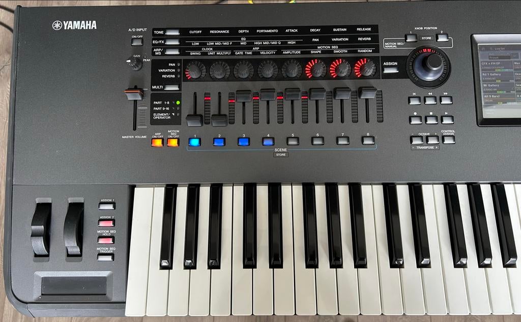 Yamaha Montage 7 Synthesizer - Zo goed als nieuw, Ophalen, Yamaha, Zo goed als nieuw, Aanslaggevoelig