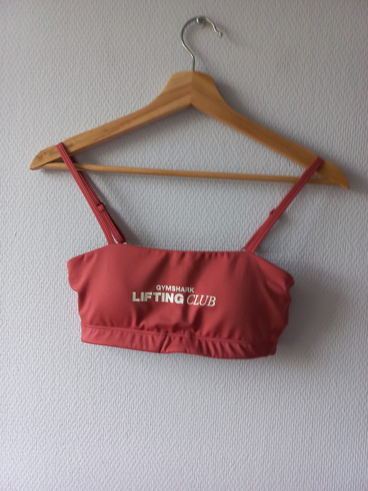 Gymshark Lifting Club sportbeha - Zo goed als nieuw, Verzenden, Maat 34 (XS) of kleiner, Rood, Gymshark