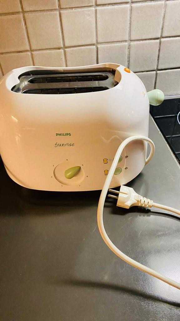 Philips Sunrise broodrooster, Witgoed en Apparatuur, Broodroosters, Ophalen of Verzenden, Zo goed als nieuw