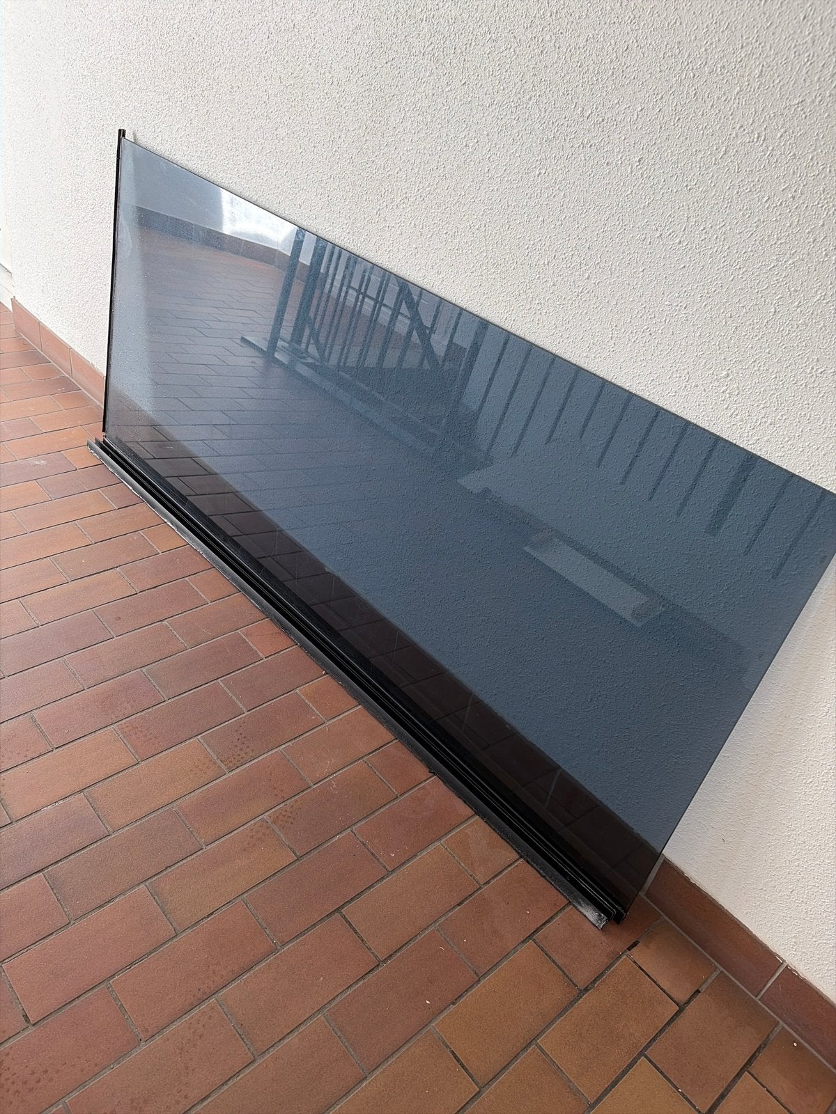 Teab Douchescherm, Ophalen, Gebruikt, 80 tot 120 cm, Glasplaat