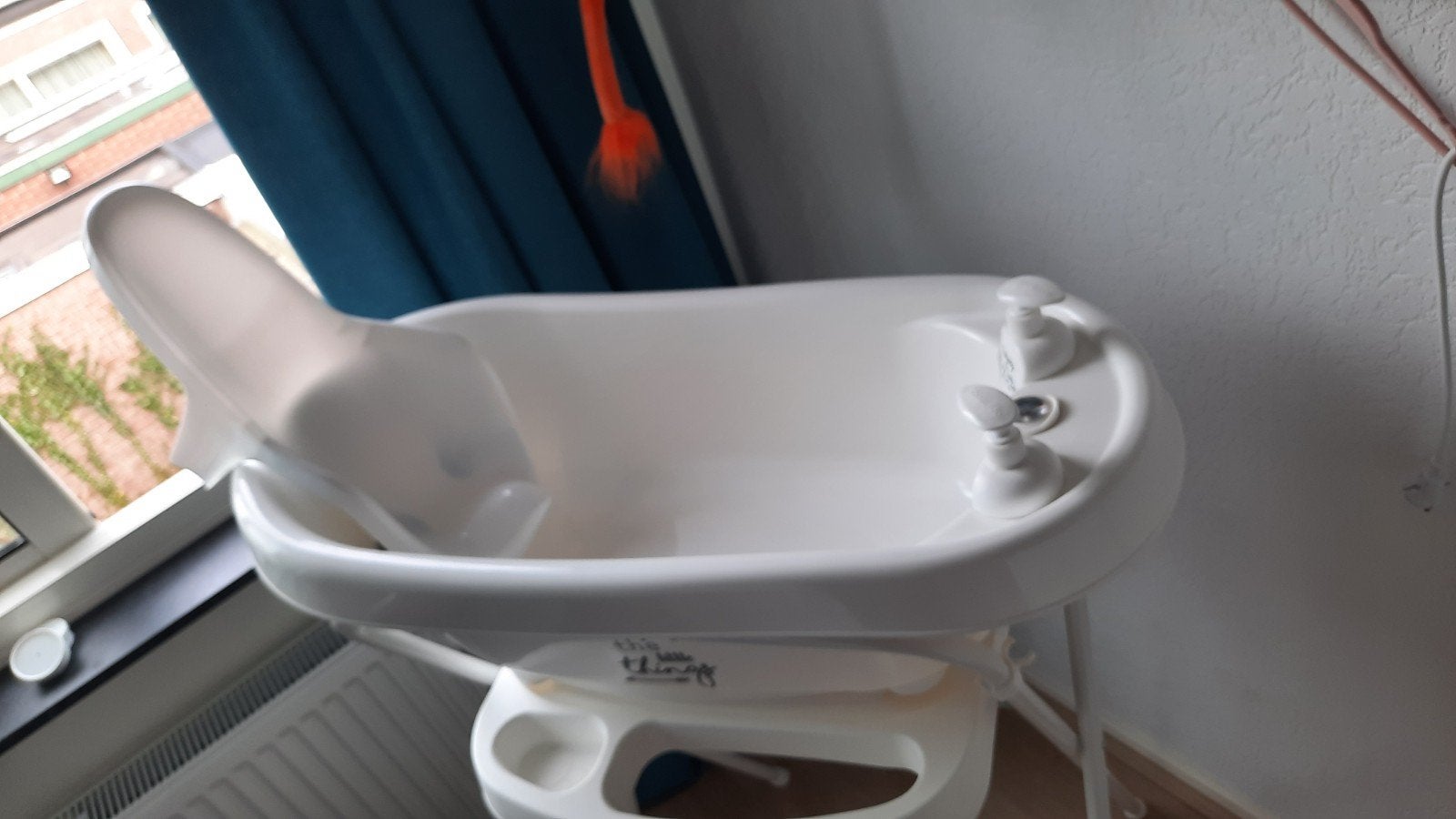 Bébé-Jou Thermo Klick Baby Bad met Standaard en Slang, Ophalen of Verzenden, Zo goed als nieuw, Badje, Bébé-jou