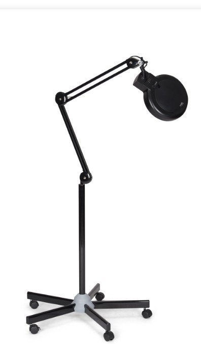 Verrijdbare loeplamp metverlichting, Ophalen, Kunststof, Modern, Functioneel, Nieuw