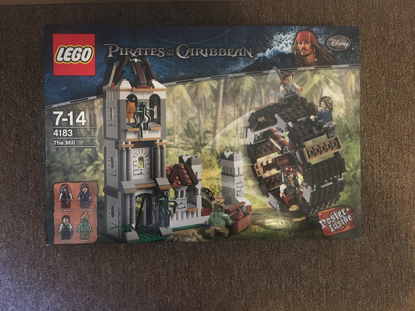 Lego 4183 Pirates of the Caribbean-The Mill - MISB, Lego, Nieuw, Ophalen of Verzenden, Complete set