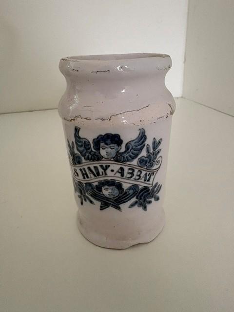 Delfts blauwe apothekers pot, Antiek en Kunst, Curiosa en Brocante, Ophalen