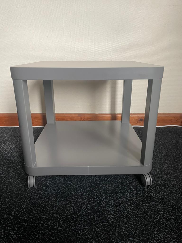 Ikea TINBY bijzettafel, Minder dan 55 cm, Gebruikt, Vierkant, Ophalen