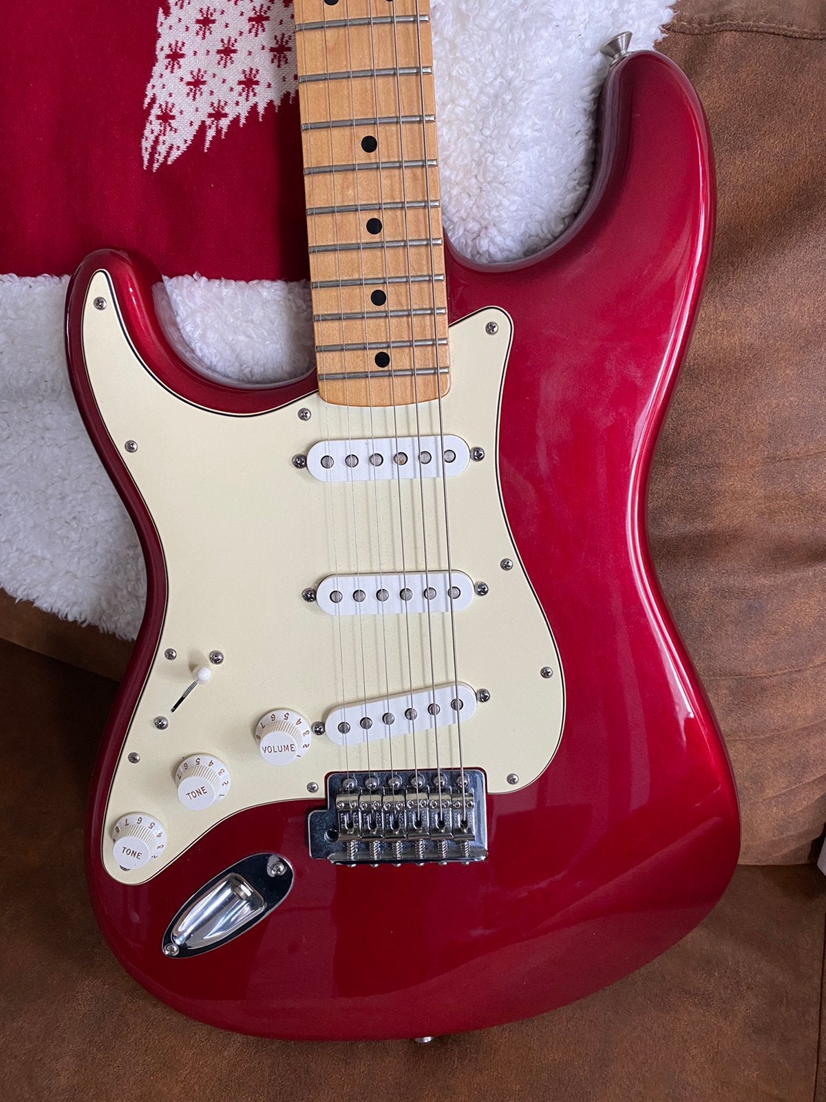 Lefthand Fender stratocaster mex 2013, Ophalen of Verzenden, Zo goed als nieuw, Solid body, Fender