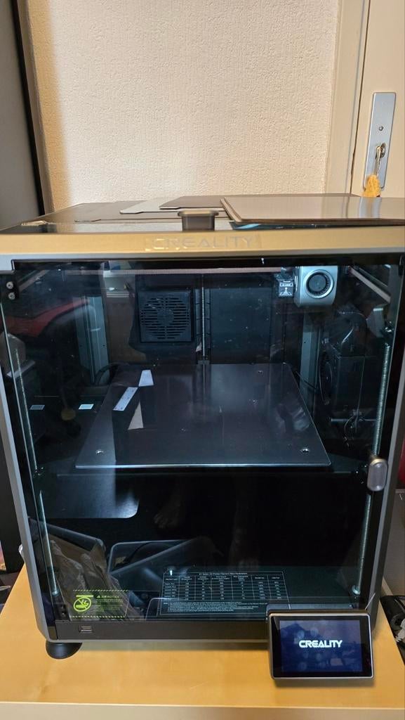 Creality K1 Max 3D printer met reserve onderdelen, droger, Computers en Software, 3D Printers, Ophalen, Ingebouwde Wi-Fi, Zo goed als nieuw