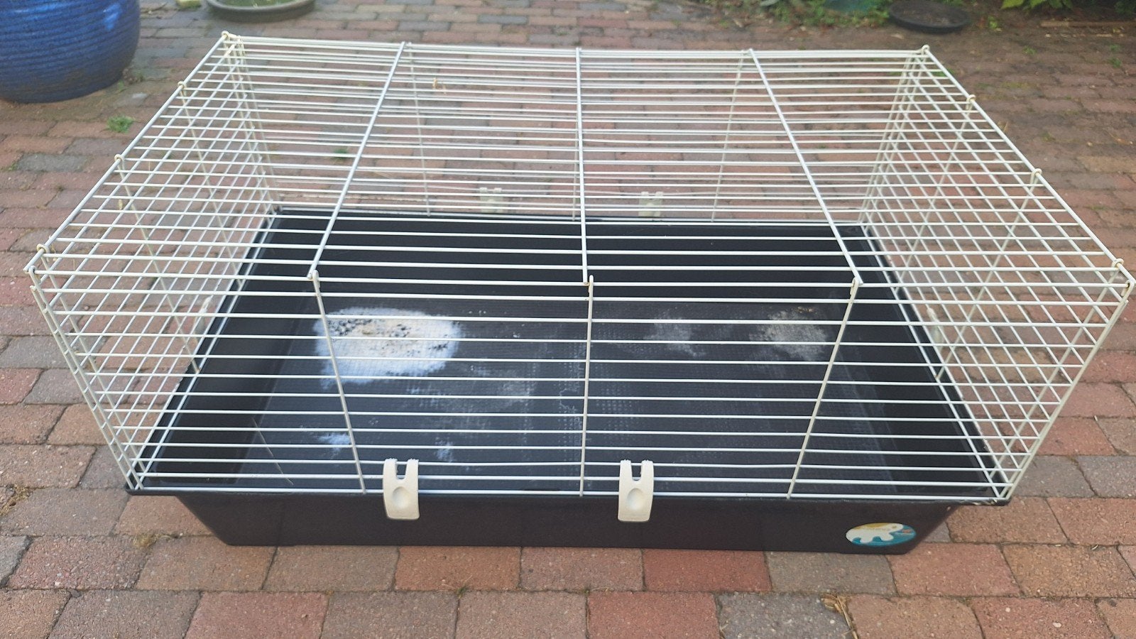 Ferplast konijnenkooi Rabbit 100 basic, Dieren en Toebehoren, Knaagdieren en Konijnen | Hokken en Kooien, Kooi, Gebruikt, 75 tot 110 cm