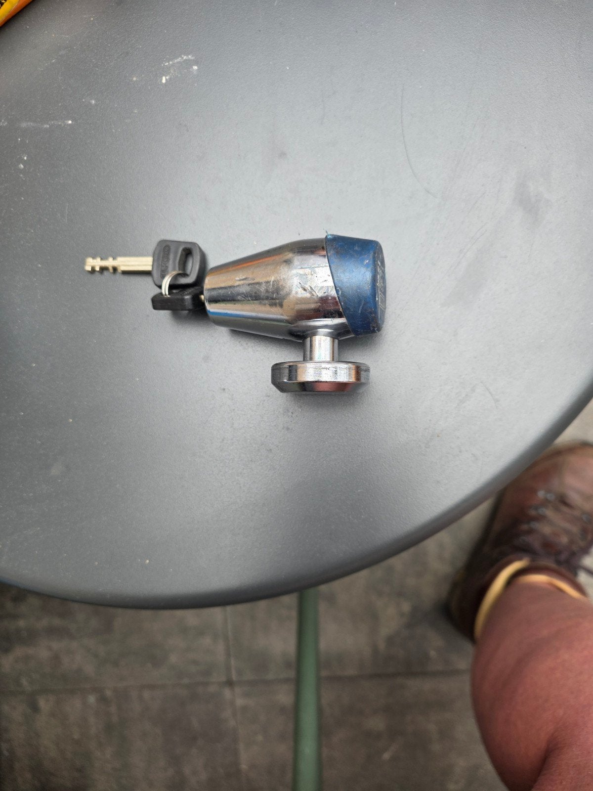 Schijfremslot, Motoren, Accessoires | Sloten, Gebruikt, Ophalen of Verzenden