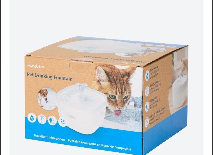 Katten drinkfontein met verlichting, Dieren en Toebehoren, Ophalen of Verzenden, Nieuw
