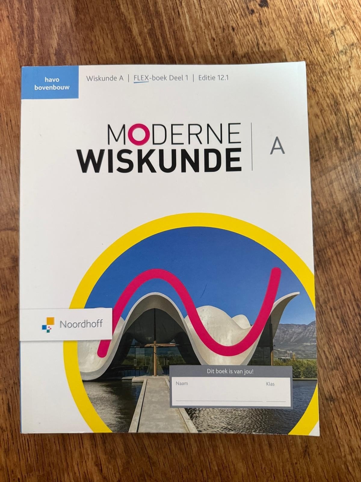 Moderne Wiskunde A havo bovenbouw FLEX-boek Deel 1, Wiskunde A, Noordhoff, HAVO, Ophalen of Verzenden